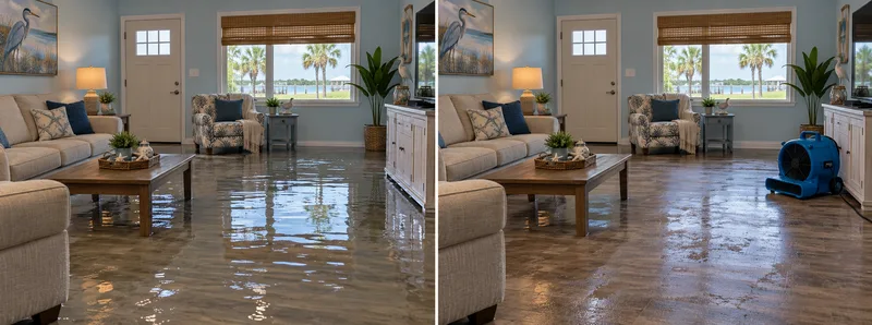Conceptual before-and-after water extraction near Pelly